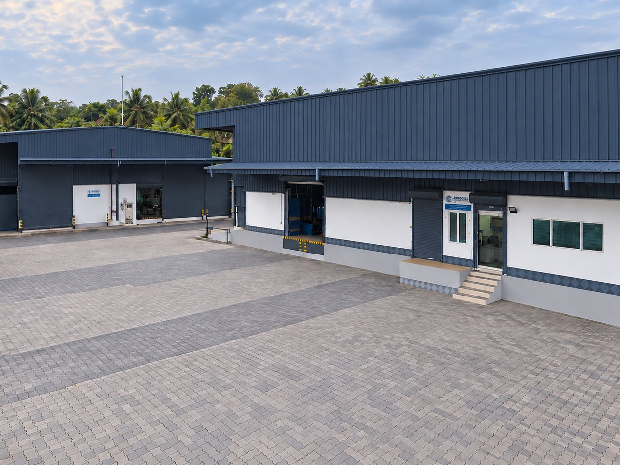 The Geocel Industries facility and yard