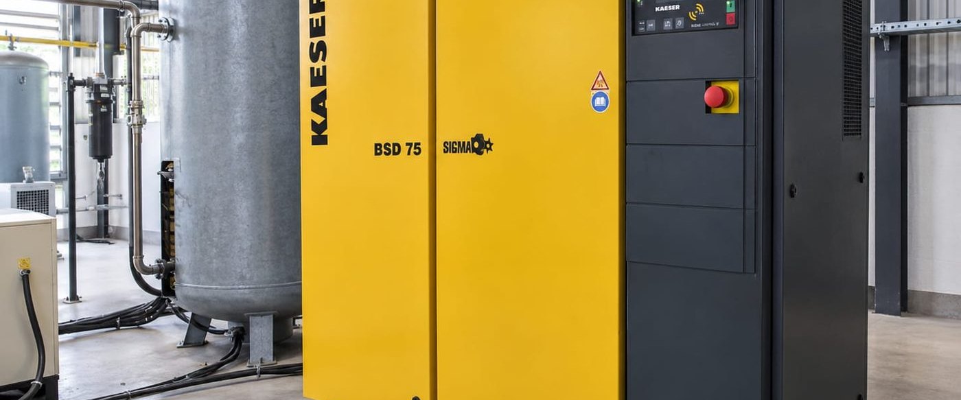 The compressor at the Geocel facility